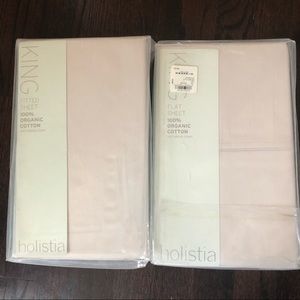 NWT Organic Cotton King Sheet Set